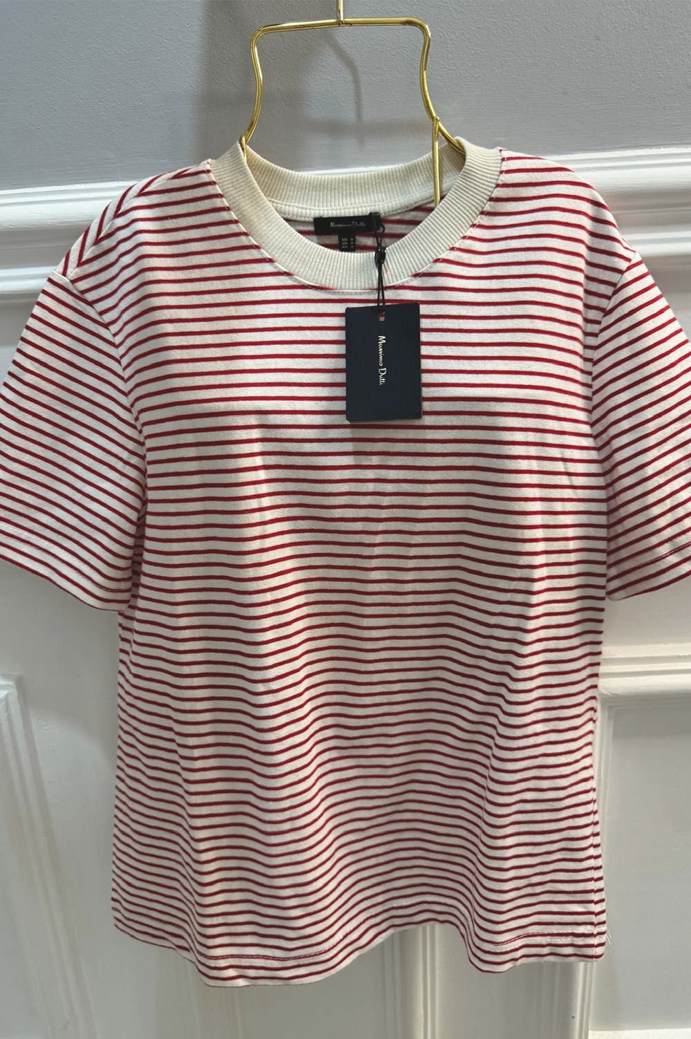 Massimo Dutti  Tshirt - Kırmızı çizgili